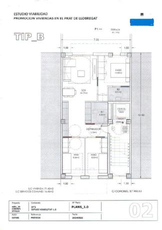 Terreno en calle del Coronel Sanfeliu