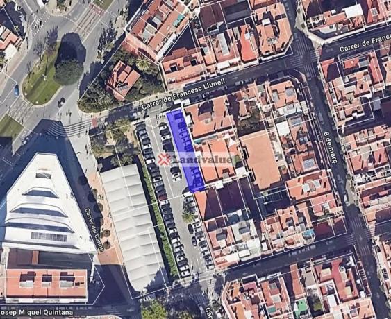 Terreno en calle de Francesc Llunell, 55