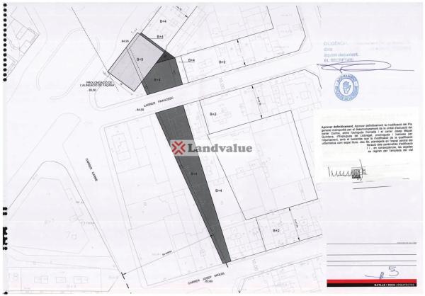 Terreno en calle de Francesc Llunell, 55