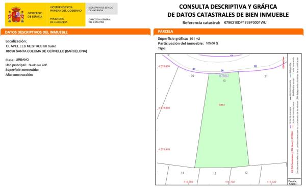 Terreno en calle Apel·les Mestres, 58