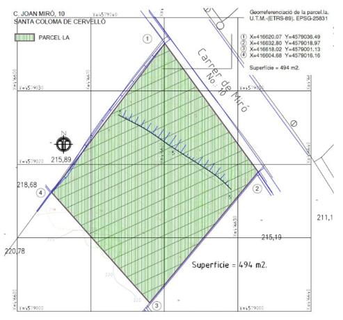 Terreno en calle Joan Miró, 10