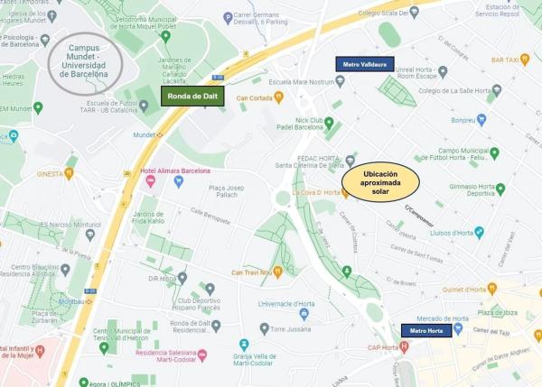 Terreno en calle de Campoamor