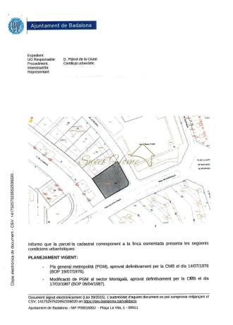 Terreno en Barrio Montigalà