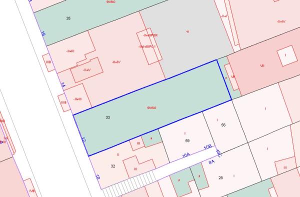 Terreno en calle de Calderón de la Barca