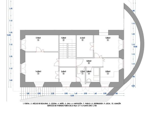 Casa independiente en puerta de la Villa, 12