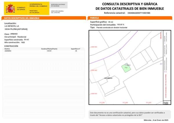 Casa de pueblo en As-258 s/n Sn