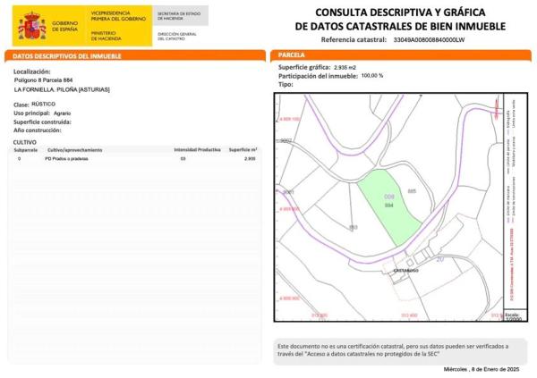 Casa de pueblo en As-258 s/n Sn