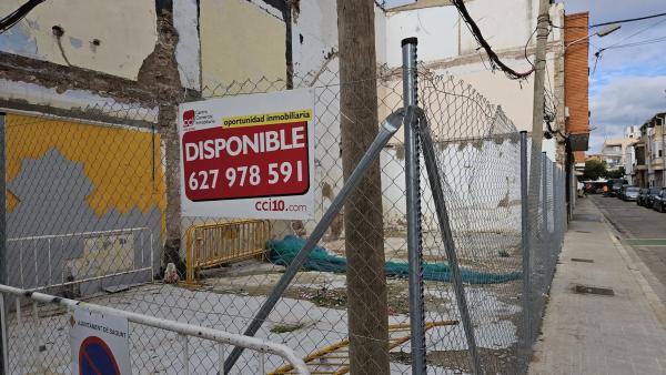 Terreno en calle Lluís Vives