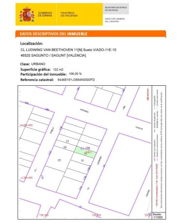 Terreno en calle Ludwig van Beethoven, 11