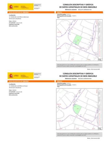 Terreno en avenida Virgen de la Estrella, 25 a