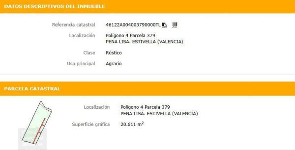 Terreno en Estivella