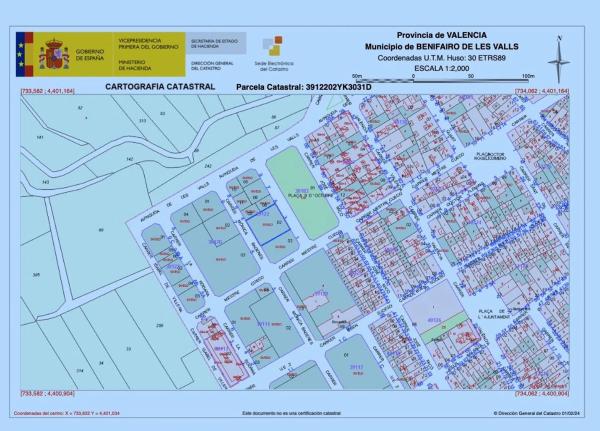 Terreno en plaza 9 d'Octubre, 3