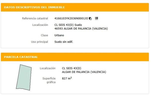 Terreno en C. 6, 43 D