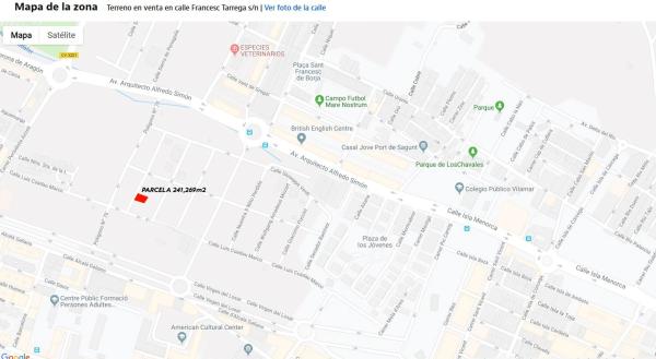 Terreno en calle Francesc Tarrega s/n