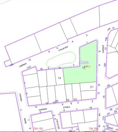 Terreno en calle de les Rodanes