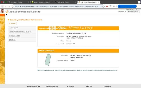 Terreno en calle de la junquera