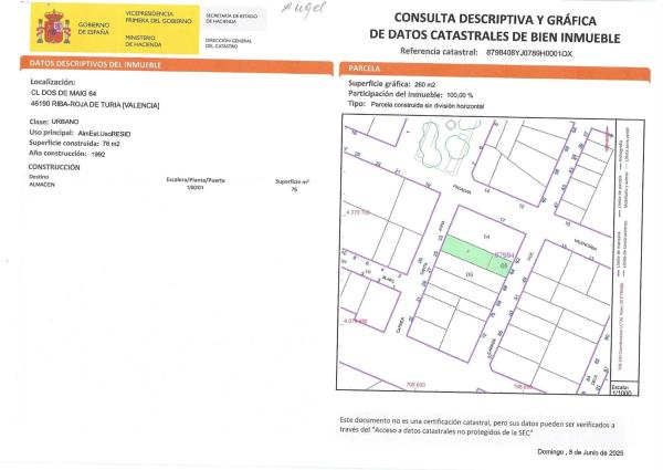 Terreno en calle Dos de Maig