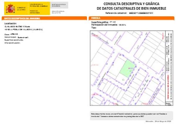 Terreno en calle de Vicent Blasco Ibáñez