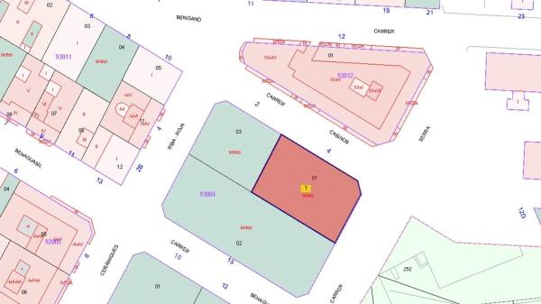 Terreno en calle Casinos