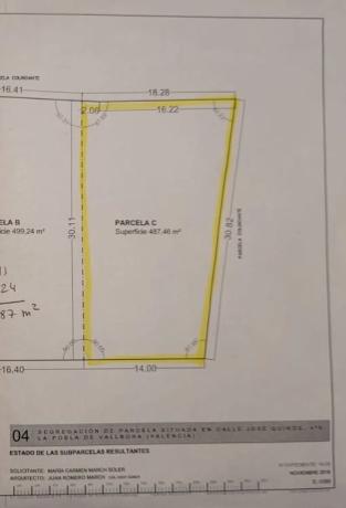 Terreno en calle de José Quirós, 15