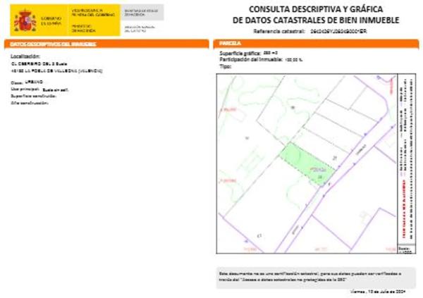 Terreno en calle Aigües Braves, 18 e