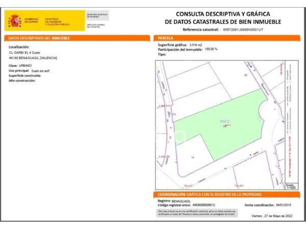 Terreno en calle el Garbí