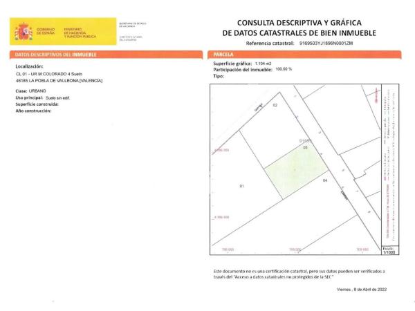 Terreno en calle d'Alfonso Pelechà