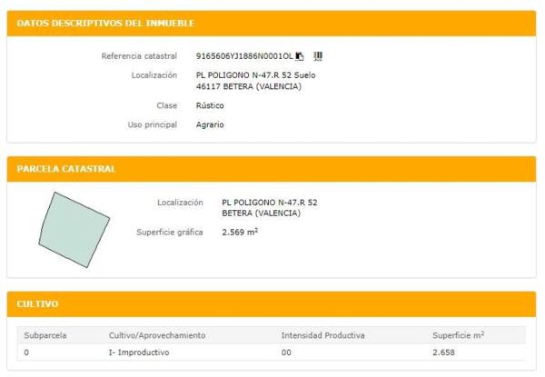 Terreno en plaza Poligono N-47.R, 52