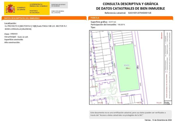 Terreno en paseo de Valencia