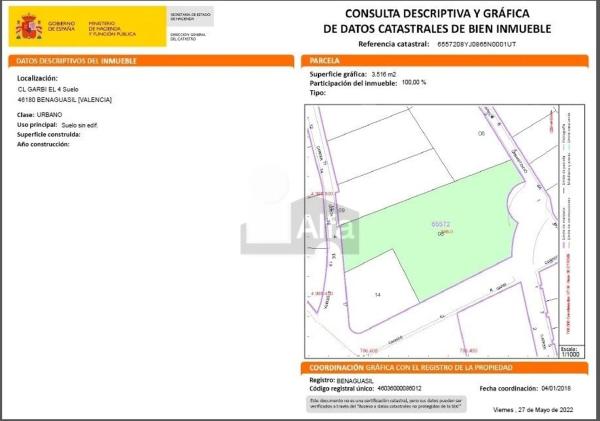 Terreno en Benaguasil