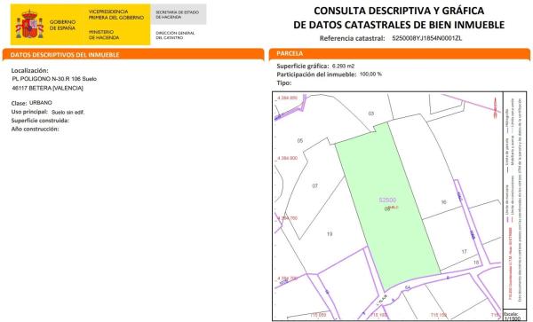 Terreno en Polígono N-30.R