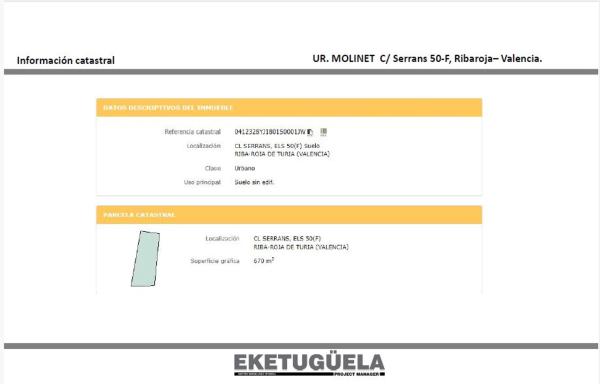 Terreno en calle els Serrans, 48