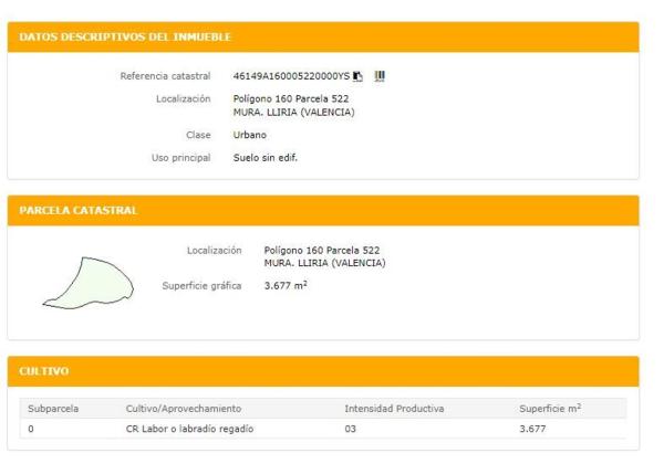 Terreno en calle de la Coma, 7000