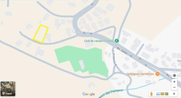 Terreno en avenida Cerro, 29