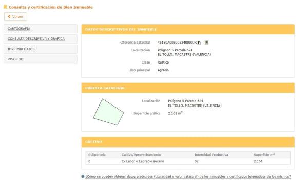 Terreno en plaza Balcon de Macastre s/n