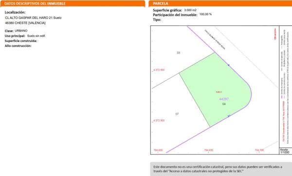 Terreno en calle Química María Teresa Toral, 21