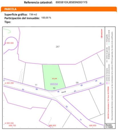 Terreno en calle Llanorel