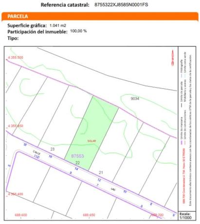 Terreno en calle Llanorel