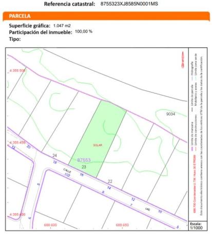 Terreno en calle Llanorel