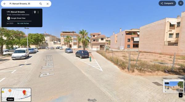 Terreno en plaza Manuel Broseta, 35