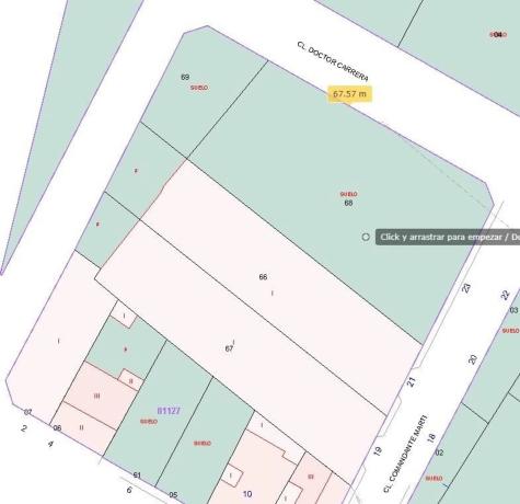 Terreno en calle del Comandant Martí, 23