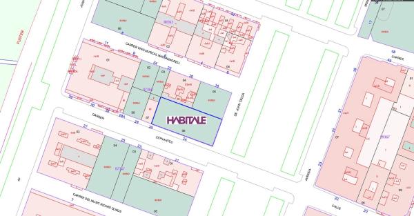 Terreno en calle de Cervantes, 26