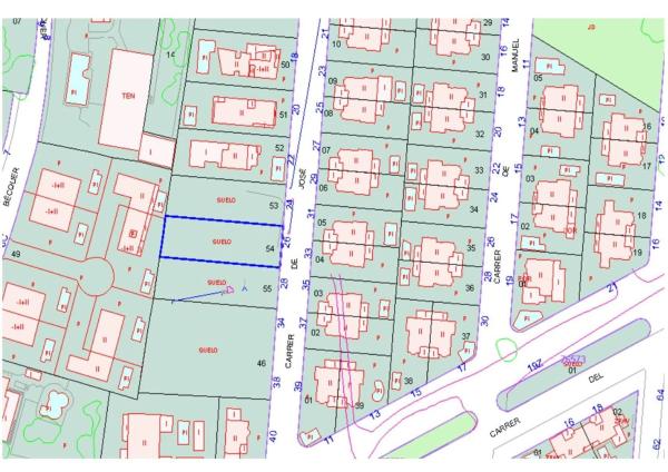 Terreno en calle de José Pedro Pérez-Llorca