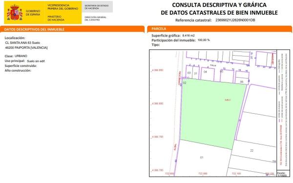 Terreno en calle Santa Anna, 63