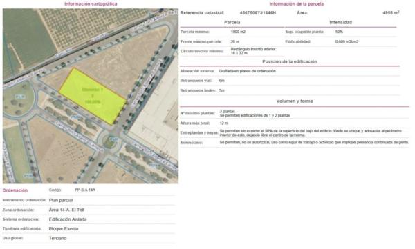 Terreno en calle Toll-l'Alberca Calle b, 3