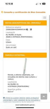 Terreno en calle Muiño, 27