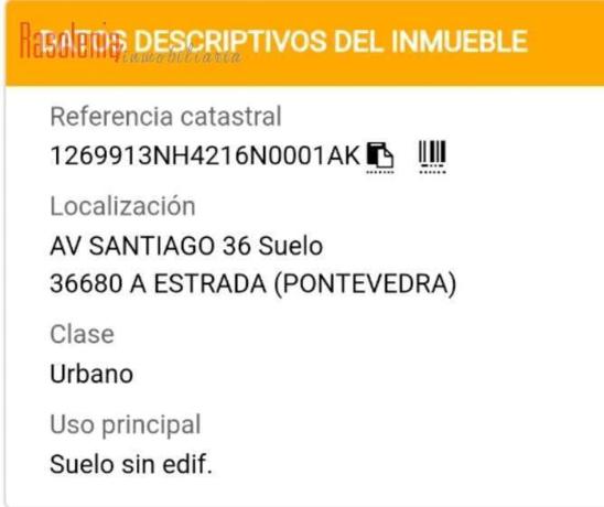 Terreno en avenida Santiago, 36