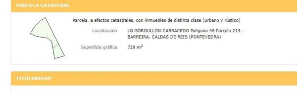 Terreno en carretera N-550 Gorgullón s/n