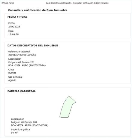 Terreno en Polígono 48, 48 poligono