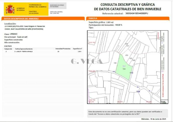 Terreno en Salvaterra de Miño